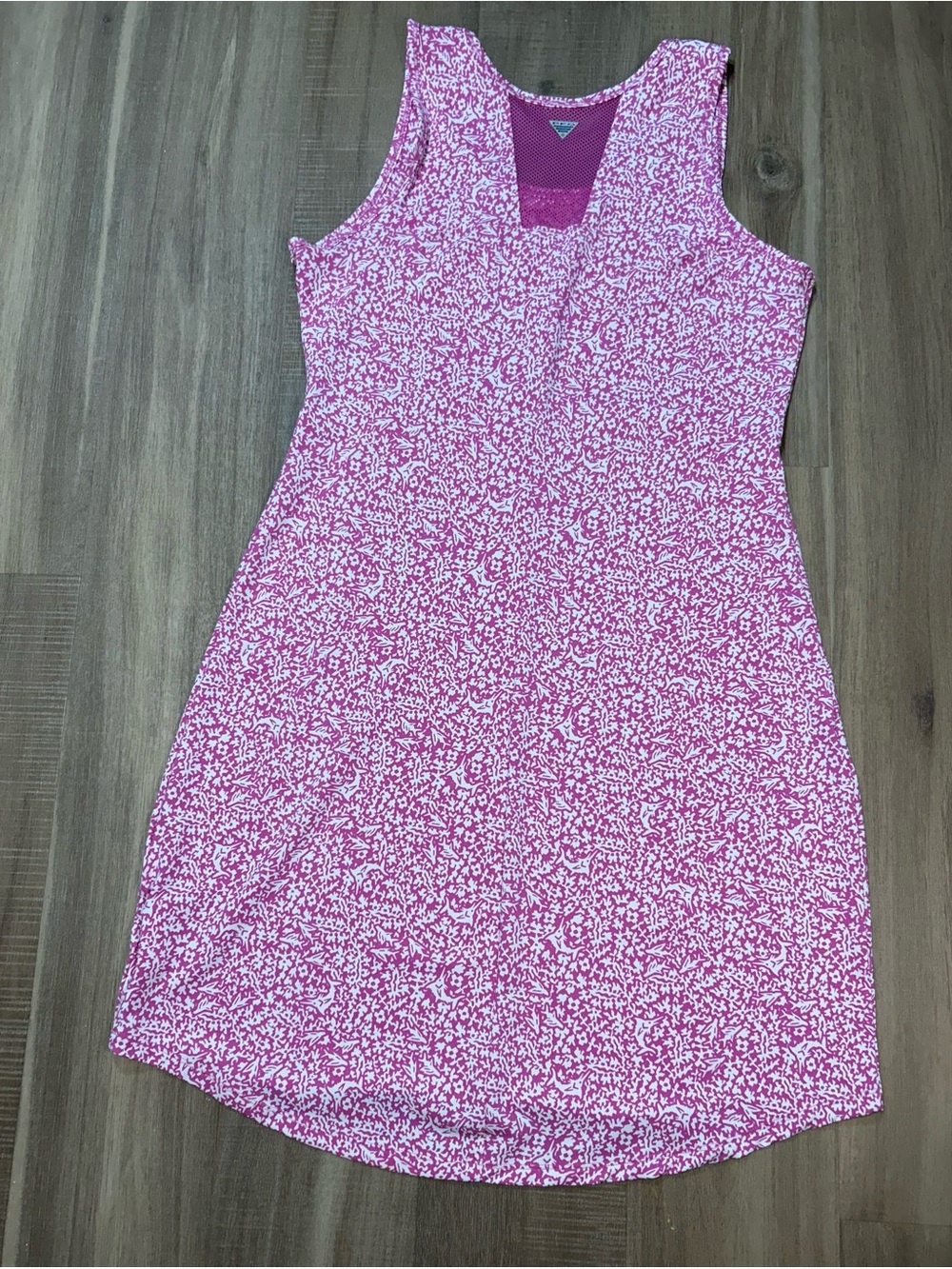 Columbia Pink & White Midi Dress - Picture 3 of 3